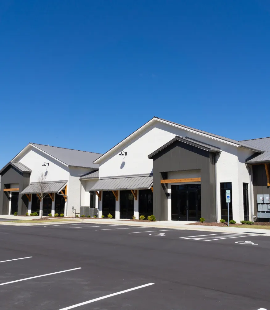 Commercial construction project in Los Angeles for a professional business space